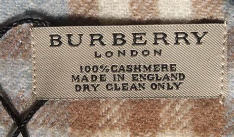 burberry white tag|Burberry labels for dummies.